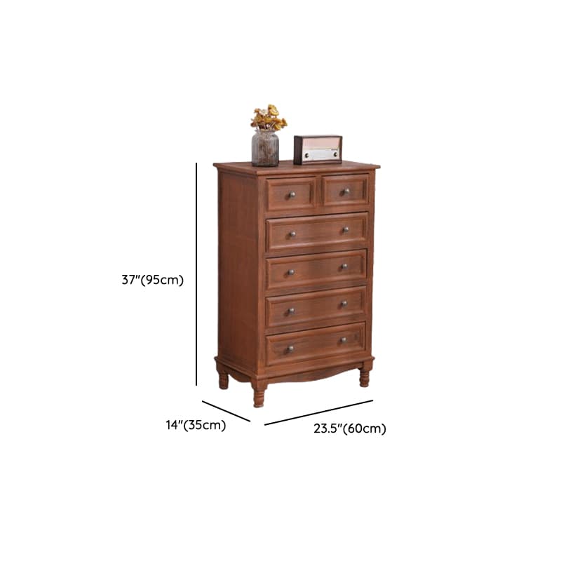 Traditional Wood Server in Espresso with 3 Drawers/4 Drawers/6 Drawers, Cabinet & One Internal Shelf/2 Shelves Included/Not Included - image 16