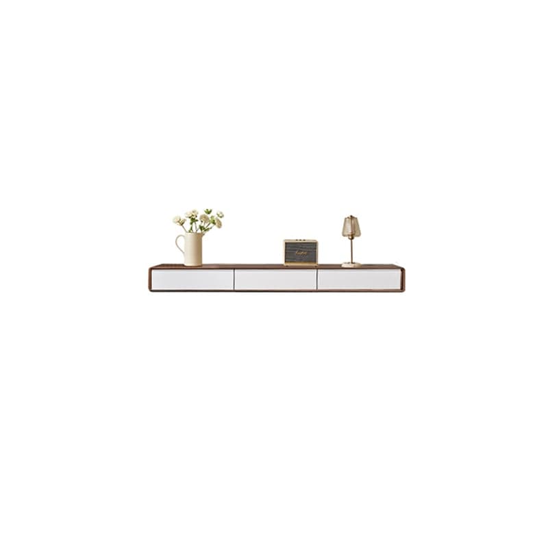 Contemporary Floating Wood TV Stand with 2-Drawer/4 Drawers and 2 Cabinets/1-Cabinet - image 8