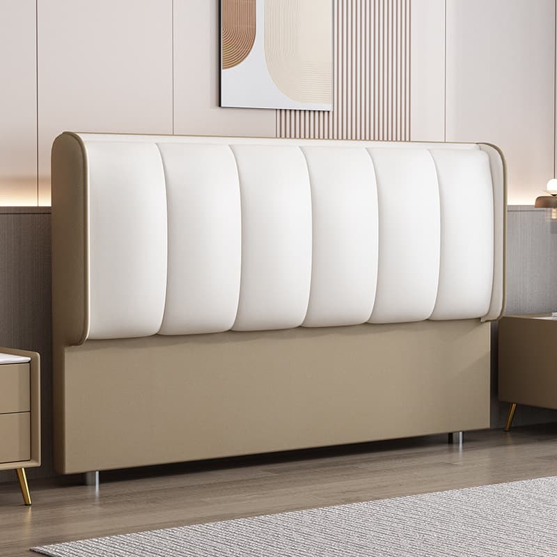Casual Free-standing Standard King(76"W x 80"L)/Queen(60"W x 80"L)/Full(54"W x 75"L) Panel No Distressing With Legs in Wood and Sponge
