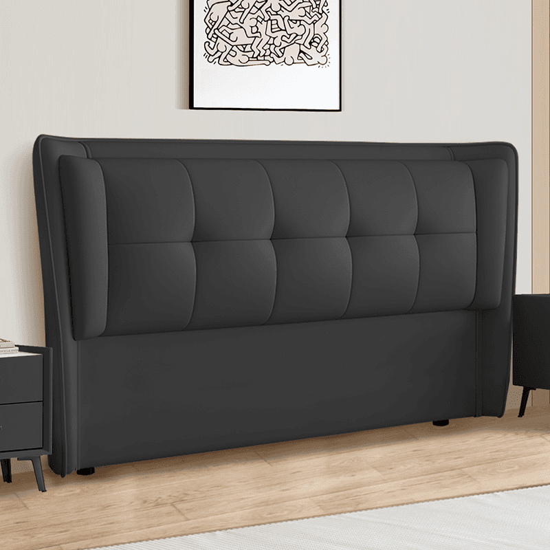 Standard（36-55“） Free-standing Standard Rectangular Full(54"W x 75"L) Stitch-tufted Wingback Headboard with Timber Frame and Sponge Filing