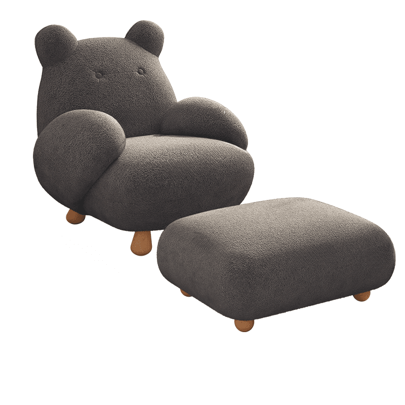 Contemporary Upholstered Rocking Chair with Cushioned Round Arm, Ottoman Included/Not Included - image 7