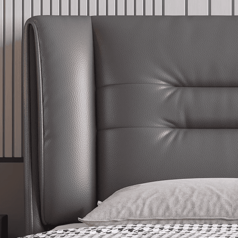 Grey Solid Color Storage Bed/Platform Bed with Pine Wood Frame for Living Room - image 7