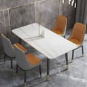 Table Top Color White/Gold