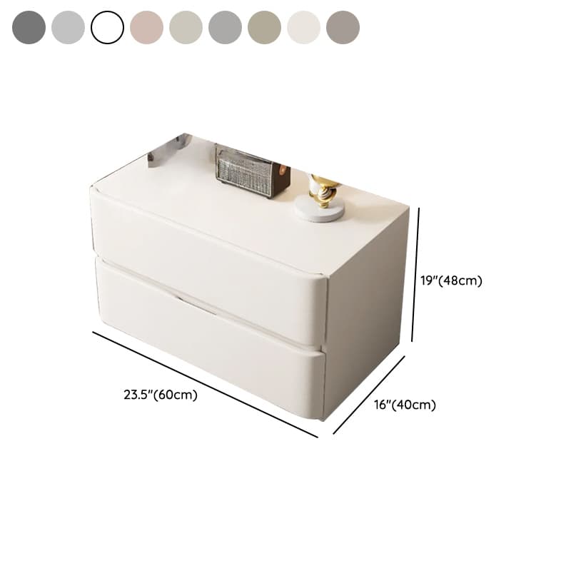 Artistic 2 Drawers Drawer Storage Bedside Table - image 16