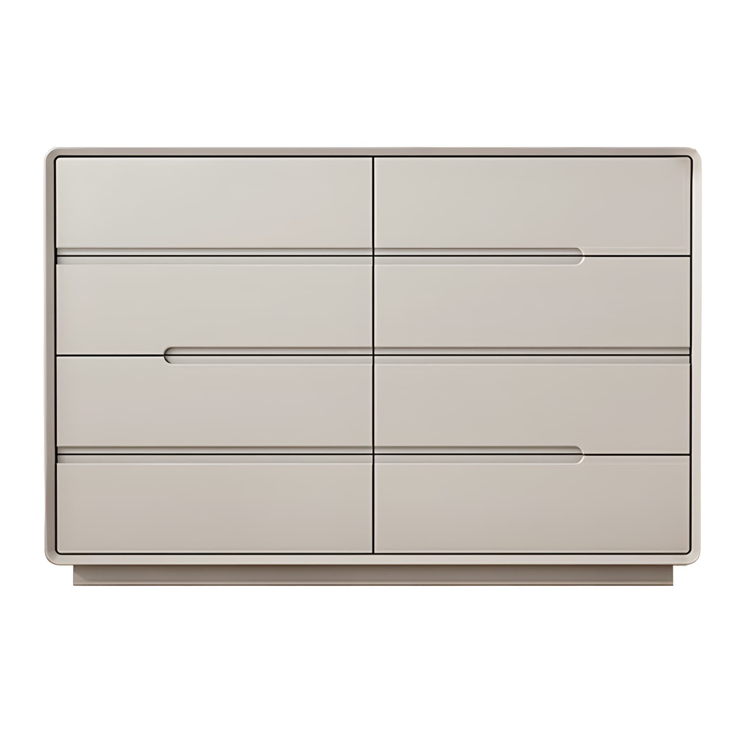Light Oak Modern Dresser with Solid Wood Construction and Soft-Close Drawers - image 9