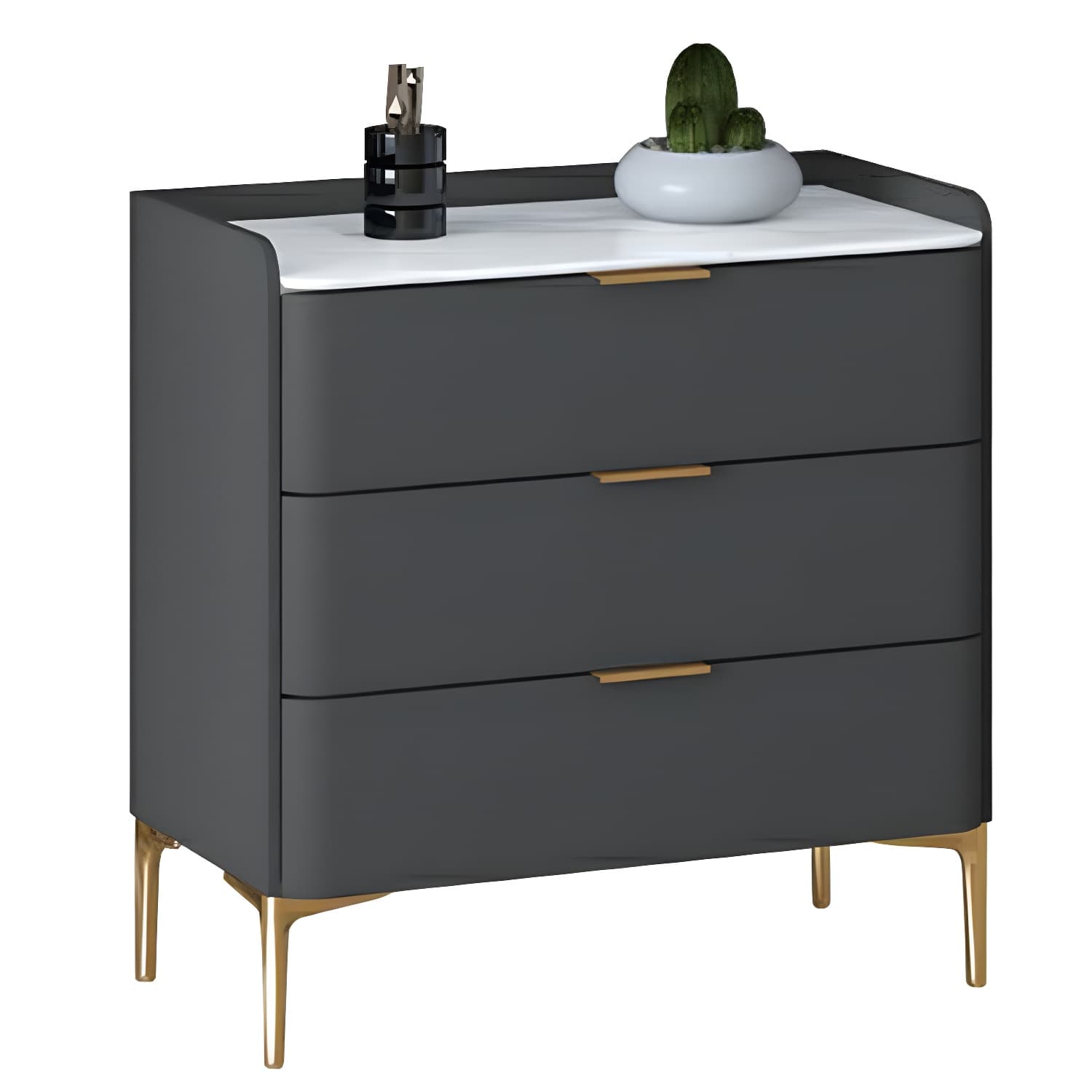 Modern Pine Wood Dresser with Drawers and Soft Close Glides in Narrow Design - image 3