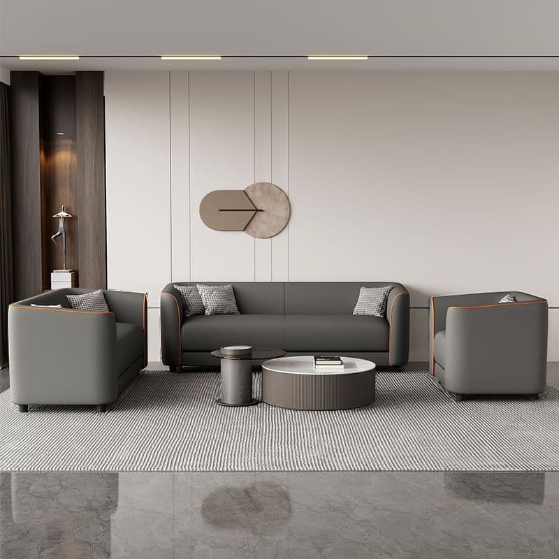 Tear Resistant Sofa Couch/Loveseat in Pu with Grey/Olive Green/Coffee Upholstery - image 9