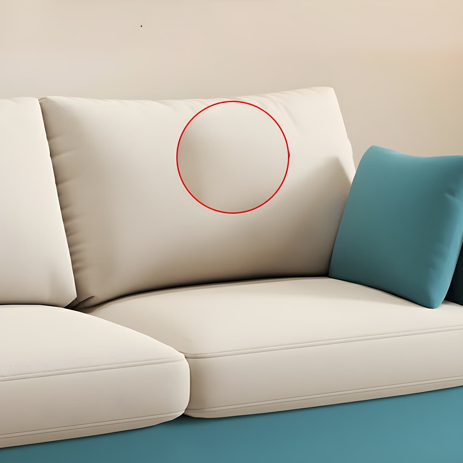 Contemporary Square Arm Loveseat with Machine Washable Cover and Pillows - image 21