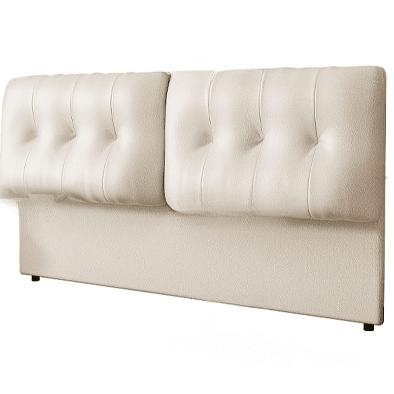 Simplistic Panel Headboard with No Distressing, Piled Tufted Rectangular Design for Queen/Full/Twin XL Bed, Cotton Upholstery, Standard Height - image 10
