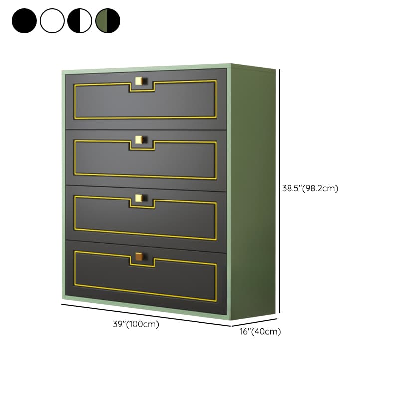 Casual Metal Bachelor Chest/Console Dresser/Semainier with 6/5/4 Drawers in Horizontal/Vertical Orientation - image 31