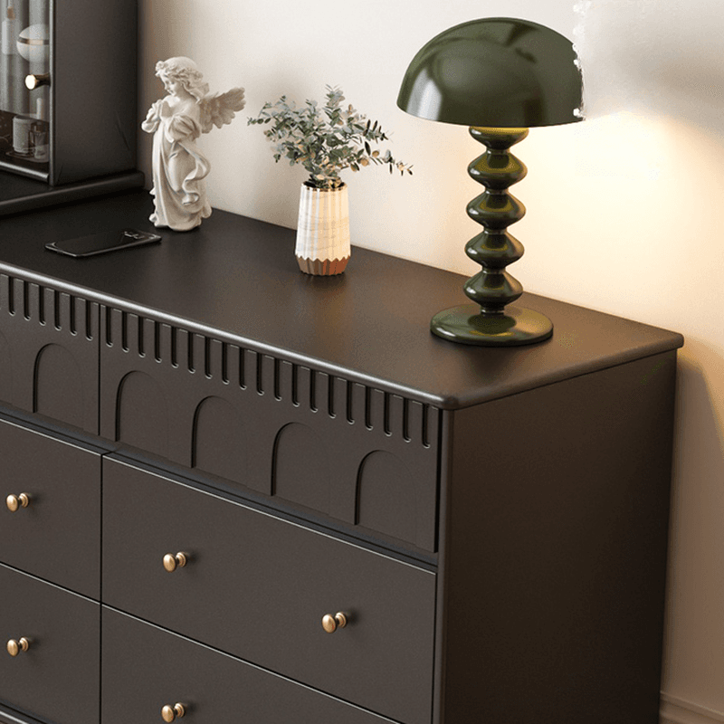 Simplistic Large Vanity Set/Makeup Vanity with Rubberwood Table Top, 4 Drawers/6 Drawers/2 Drawers, Scalable and No Suspension - image 4