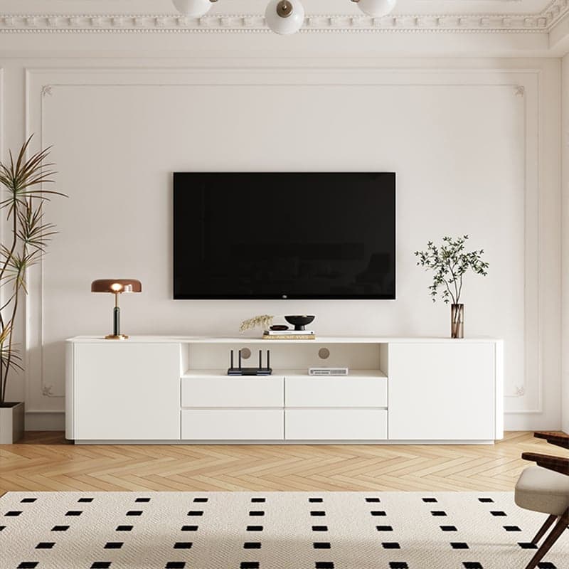 Modern Rectangle TV Stand with 4-Door/2-Door & 3 Tiers Living Room - image 4