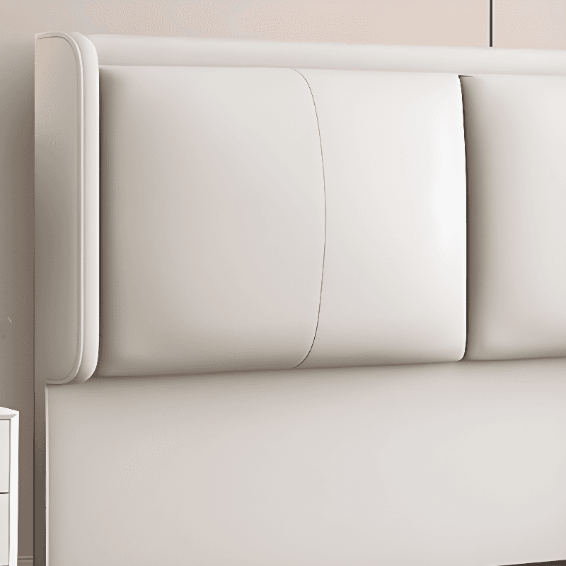 Simplistic Panel Headboard in Pine Wood with No Distressing, Rectangular Shape for King/Full/Queen Bed, Featuring Sponge Upholstery Fill and Standard Height - image 10