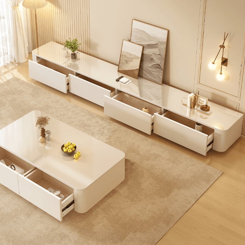 Deco Wood TV Stand with 3 Drawers/5 Drawers/4-Drawer and Cable Management - image 11