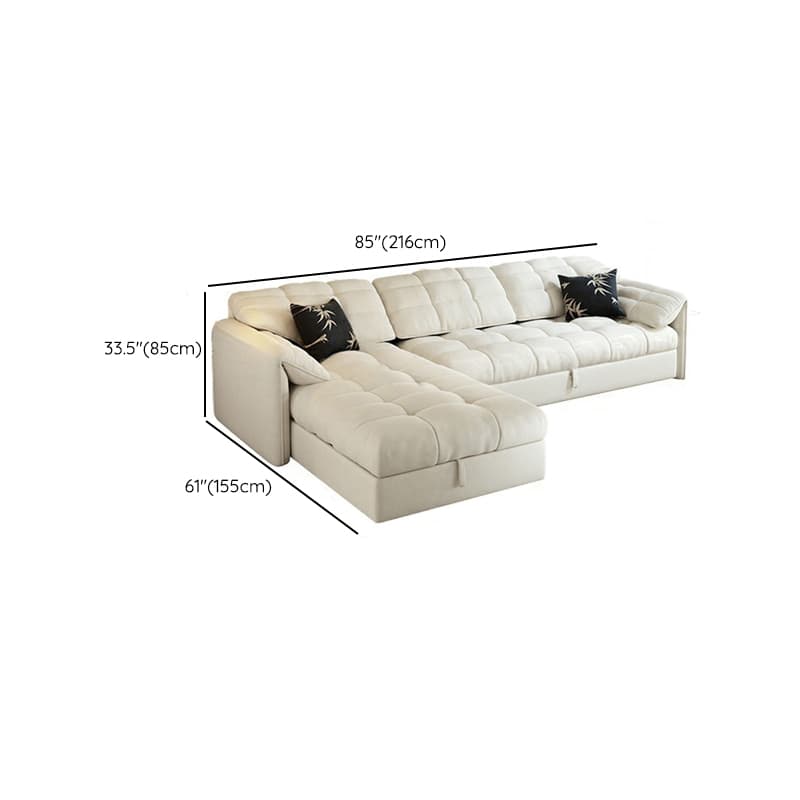 L-Shape/Straight Expandable Tufted Left Hand Facing/Horizontal Sofa Recliner/Sofa Couch with Concealed Support & Hidden Storage - image 10