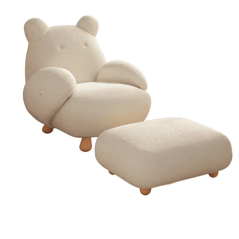 Contemporary Upholstered Rocking Chair with Cushioned Round Arm, Ottoman Included/Not Included - image 6