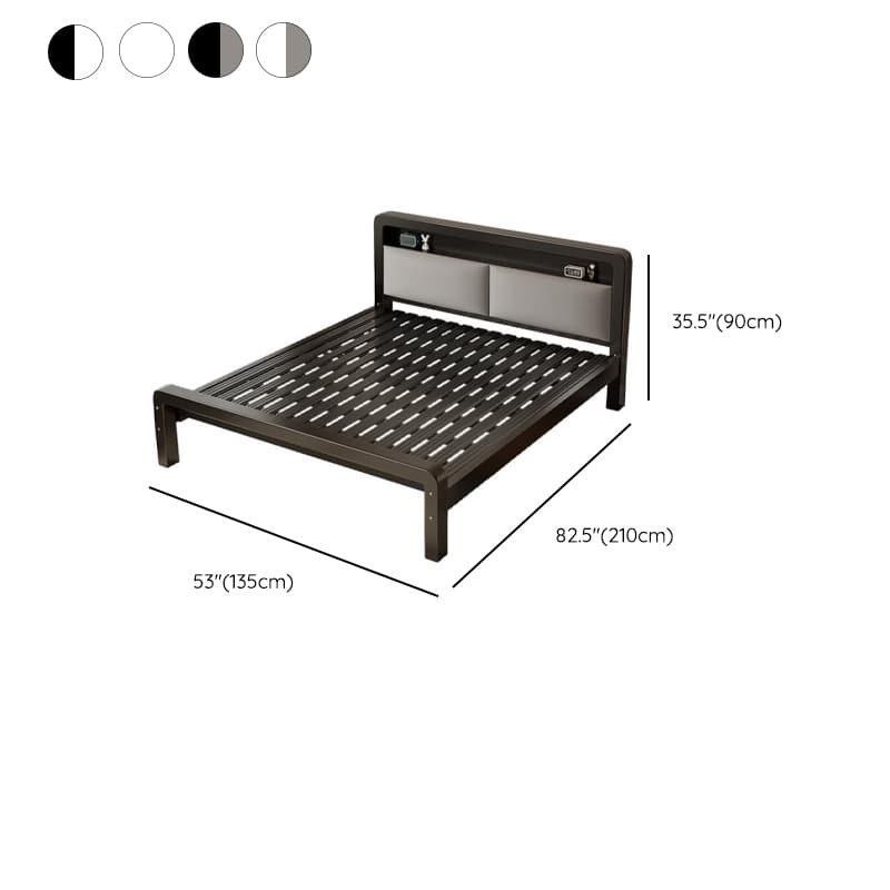 Solid Color Iron Storage Bed for Living Room - image 19