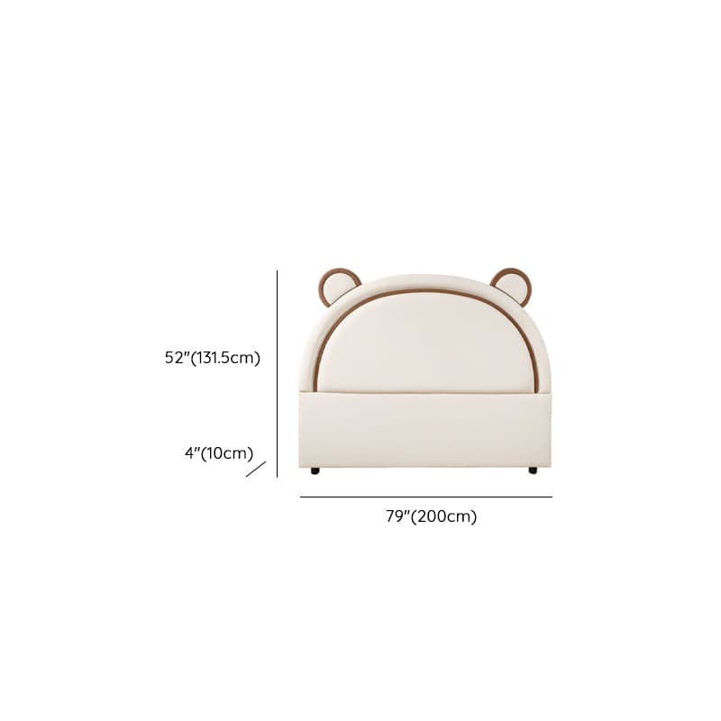 Minimalist Portman/Arched Wood Panel With Legs & Sponge Cushion for Full(54"W x 75"L)/King(76"W x 80"L)/Queen(60"W x 80"L) Bed, Standard（36-55“） - image 22