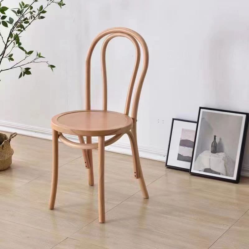 Reliable Outlined Intertwined Armless Chair for Restaurant Use - image 13