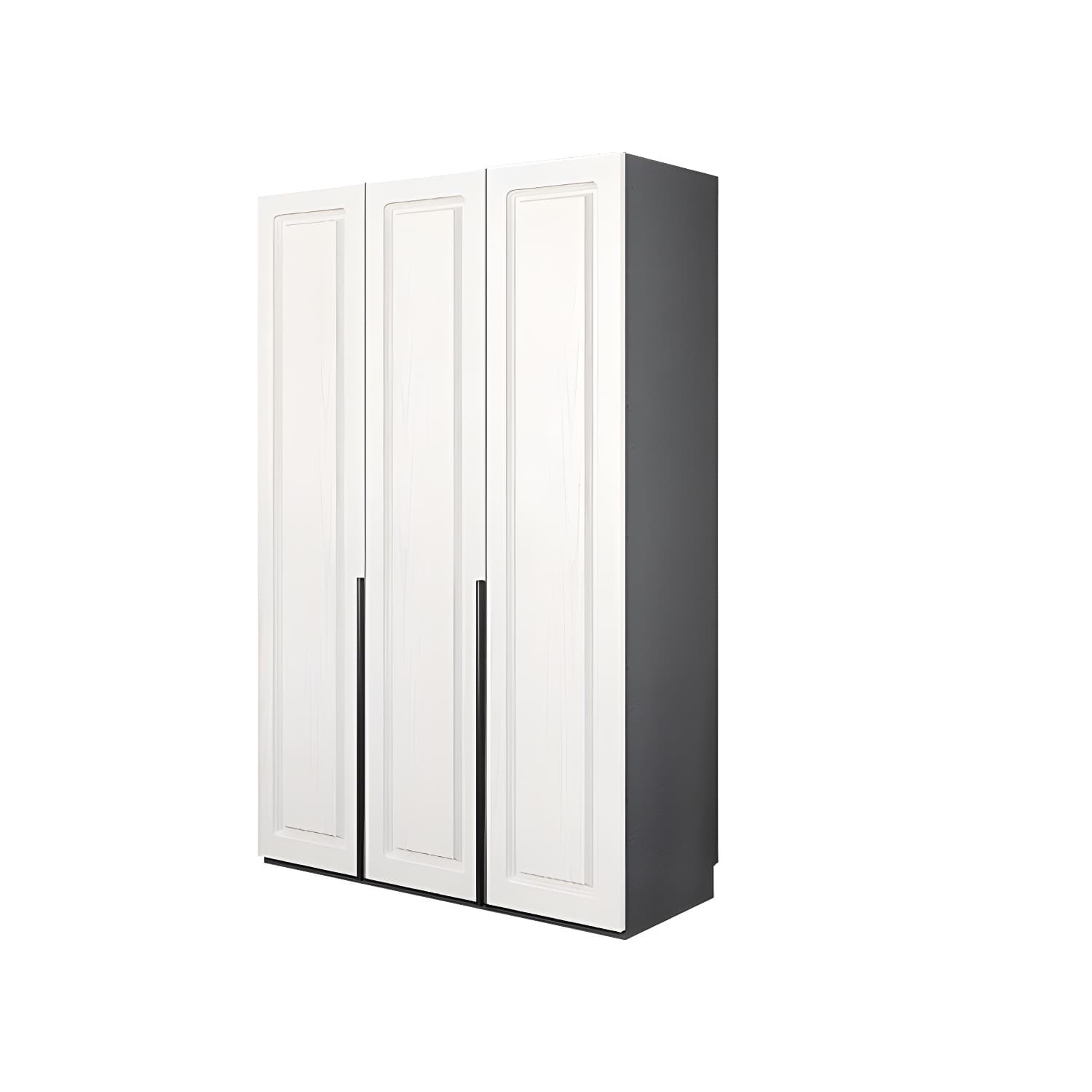 Modern Style Wooden Wardrobe Soft Close Door Wardrobe Closet with Drawer - image 5