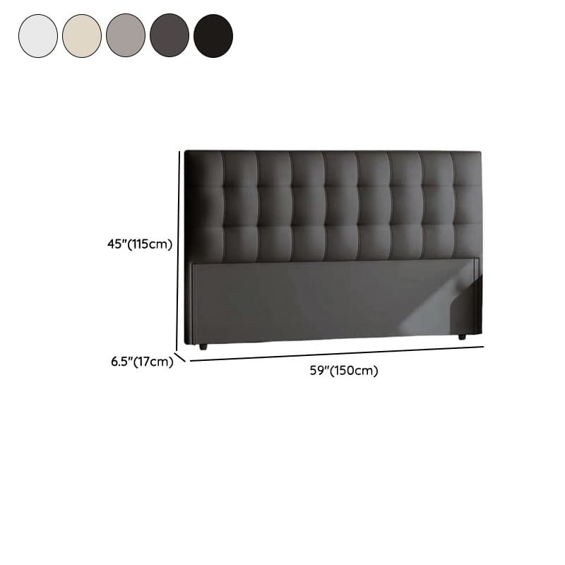 Trendy Panel Headboard with No Distressing, Piled Tufted Rectangle Design for King/Queen/Full Bed, Featuring Sponge Upholstery and Standard Height - image 11