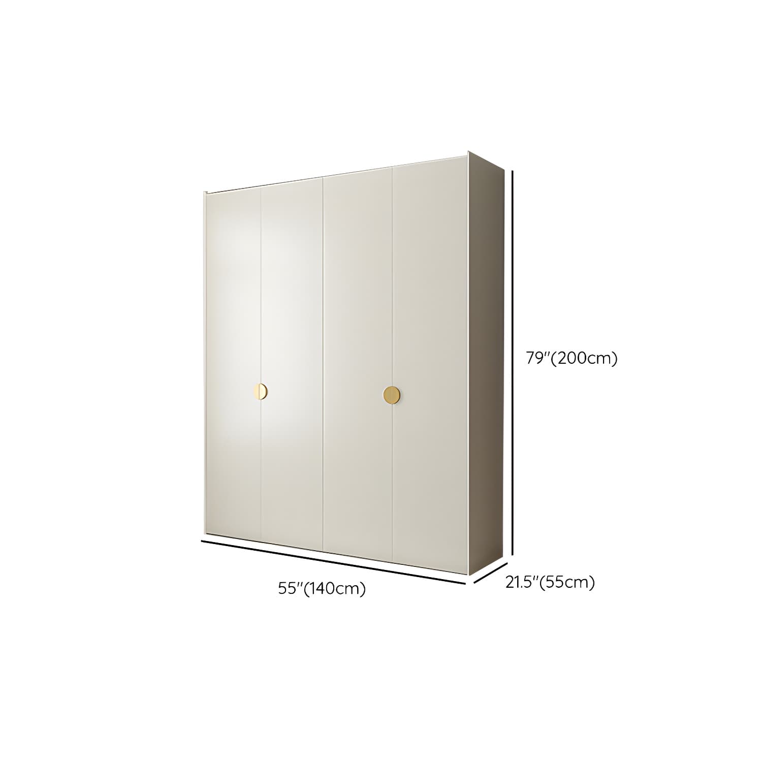 Engineered Wood Wardrobe Cabinet Modern Wardrobe Closet with Shelves for Home - image 10