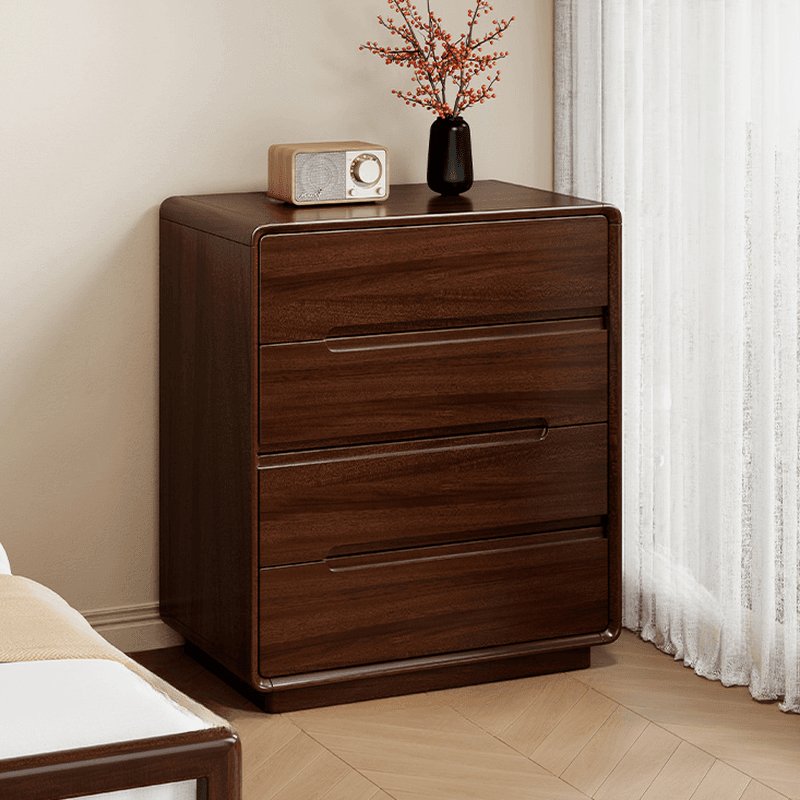 Trendy Walnut Wood Double Dresser/Lingerie Chest/Bachelor Chest with 5 Drawers/4 Drawers/8 Drawers in Horizontal/Vertical Orientation