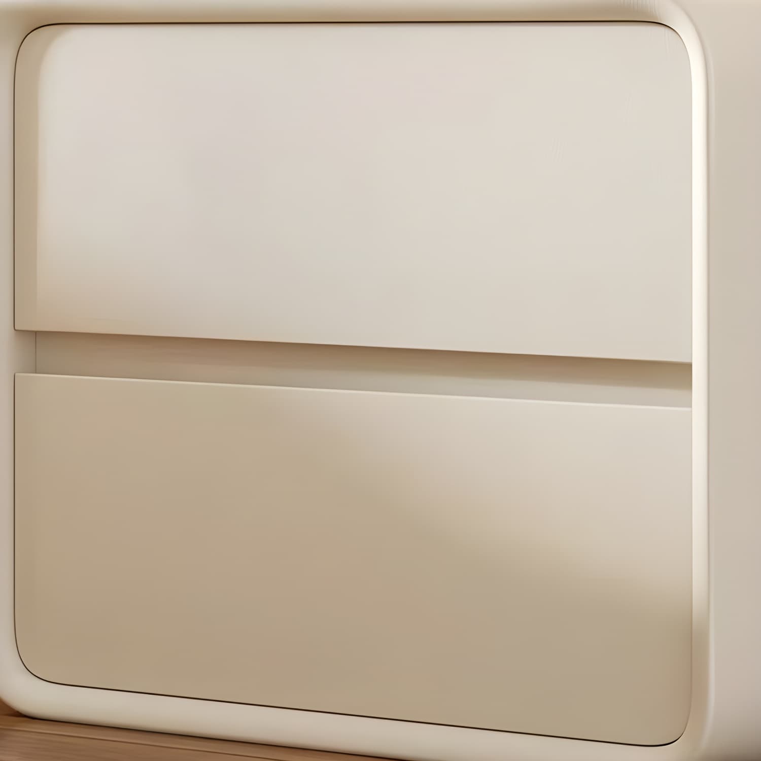 Contemporary Accent Table Nightstand Drawer Storage with 2 Drawers - image 15