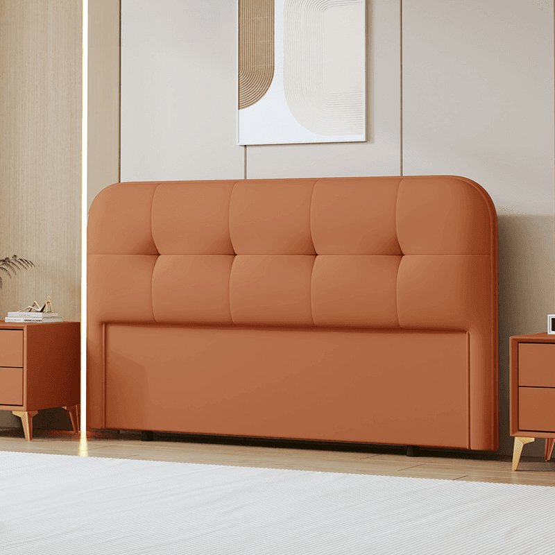 Modern Simple Style Panel Headboard with No Distressing, Piled Tufted Rectangle Design for King/Queen/Twin XL Bed, Featuring Sponge Upholstery and Standard Height - image 6