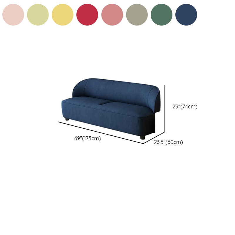 Modish Solid Color Scratch-durable Standard Sofa in Rose/Light Green/Tangerine Color for 2/4 Person/for 3 - image 27