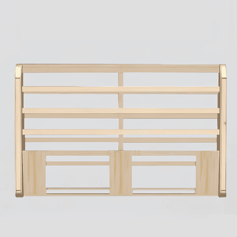 Modern Simple Style Wingback Headboard with No Distressing, Piled Tufted Rectangle Design for King/Full/Queen Bed, Featuring Sponge Upholstery and Standard Height - image 14