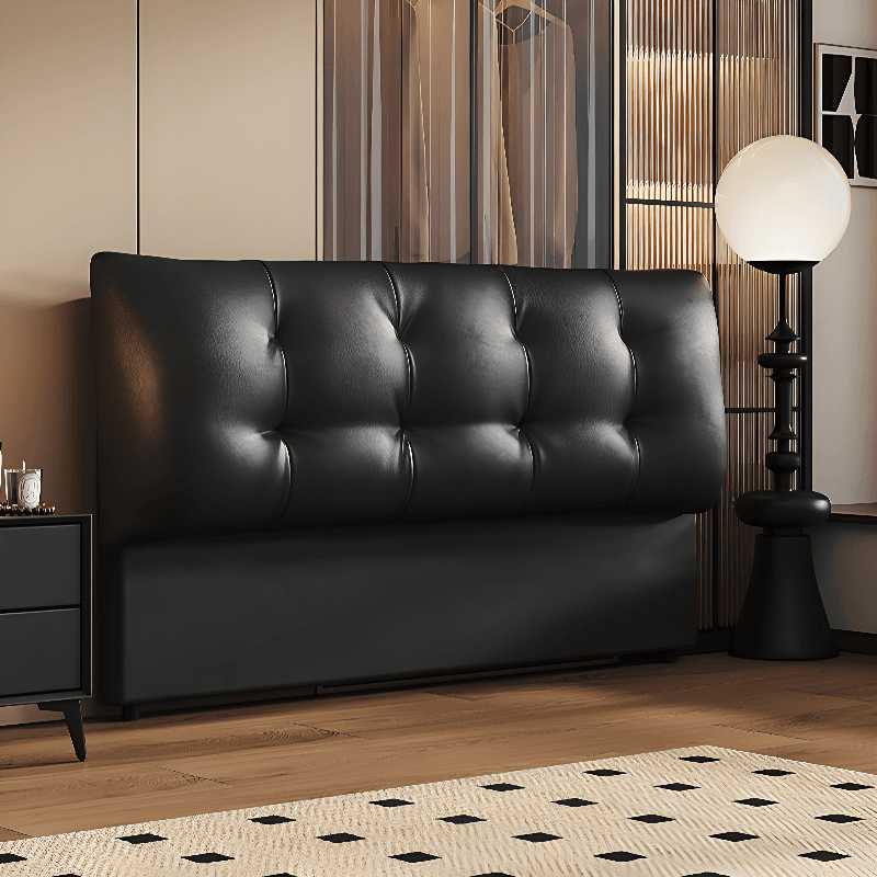 Modish No Distressing Button-tufted Panel Headboard with Rectangle Shape for King/Queen/Full Bed, Featuring Sponge Upholstery Fill and Standard Height - image 6