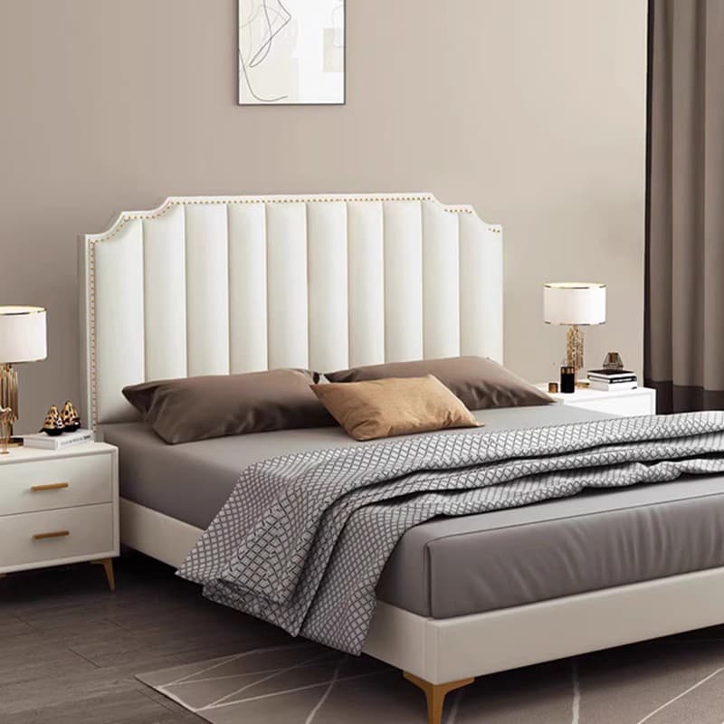 Standard（36-55“） Free-standing Standard Full(54"W x 75"L)/Twin(38"W x 75"L) Lumber Framed Portman Panel Headboard with Nailhead Design and Sponge Filing - image 11