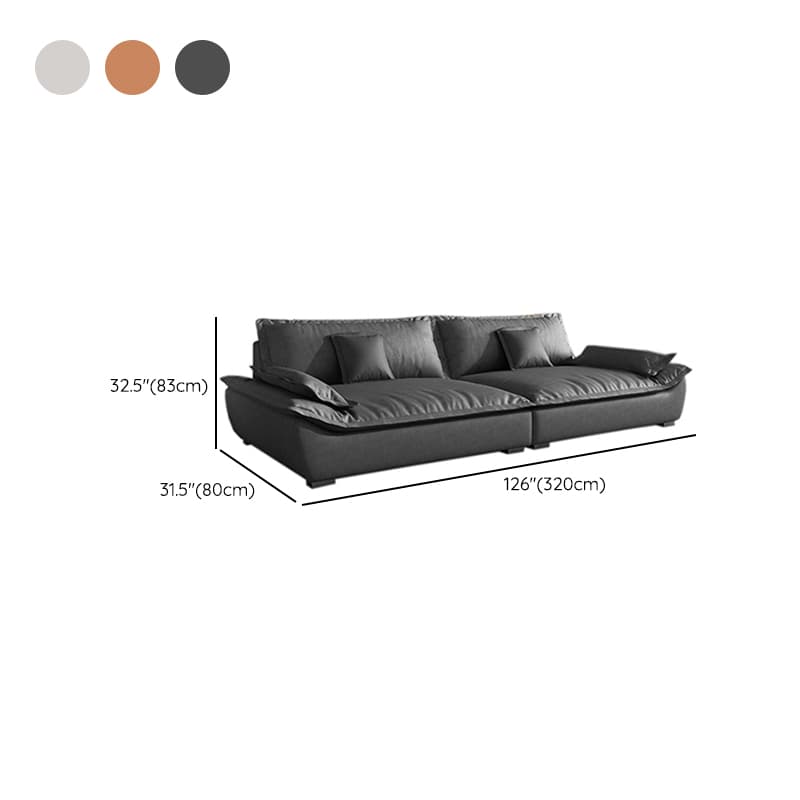 Blue/Off-White/Black Sofa with Concealed Support Living Spaces, 31.5"W x 32.7"H - image 18