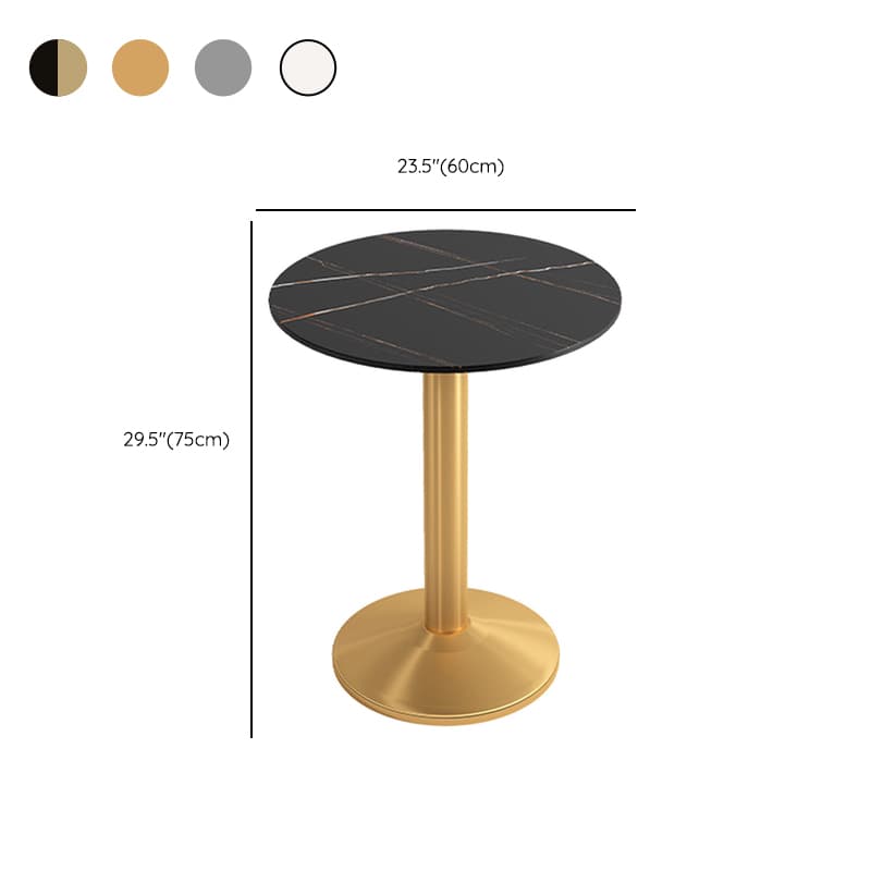 Casual Dining Table with Sintered Stone Top, Fixed Table, Scratch-shielded, for 2/4 People - image 26