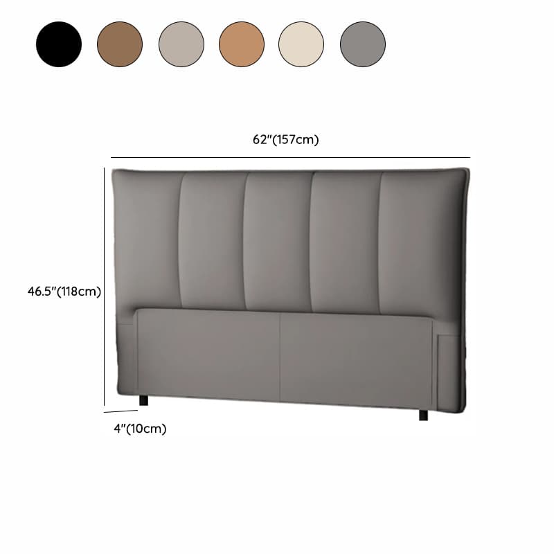 Free-standing Standard No Distressing Rectangle Panel Wood/ Upholstery Sponge Headboard, Standard（36-55“） High, Full(54"W x 75"L)/Twin(38"W x 75"L) Size - image 14