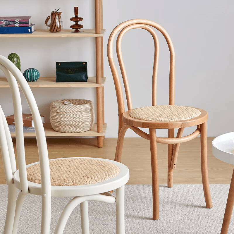 Reliable Outlined Intertwined Armless Chair for Restaurant Use - image 6