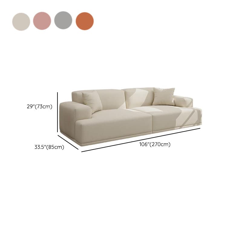 Modish Solid Color Standard Sofa in Black/Light Brown/Coffee for 5 Person/4-seater/3-seater - image 18