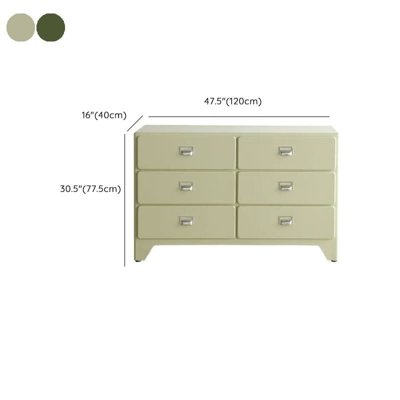 Contemporary Metal Bachelor Chest/Double Dresser with 5/6/3 Drawers in Vertical/Horizontal Orientation - image 26