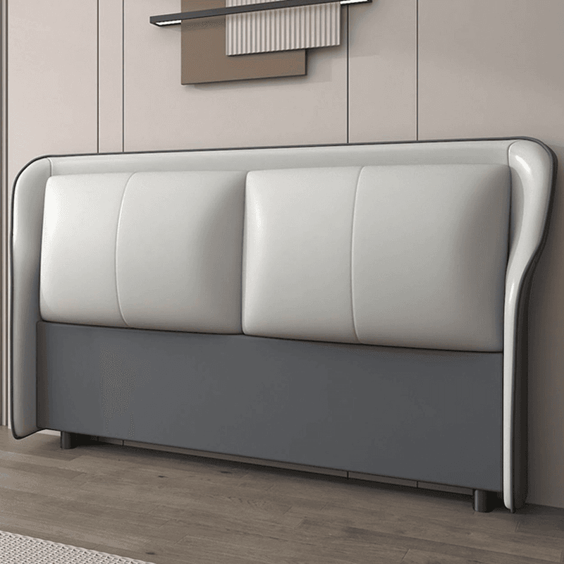 Simplistic Wingback Headboard in Rectangular Shape for Twin XL/Full/Queen Bed, Crafted from Lumber with No Distressing, Featuring Sponge Upholstery and Standard Height - image 3