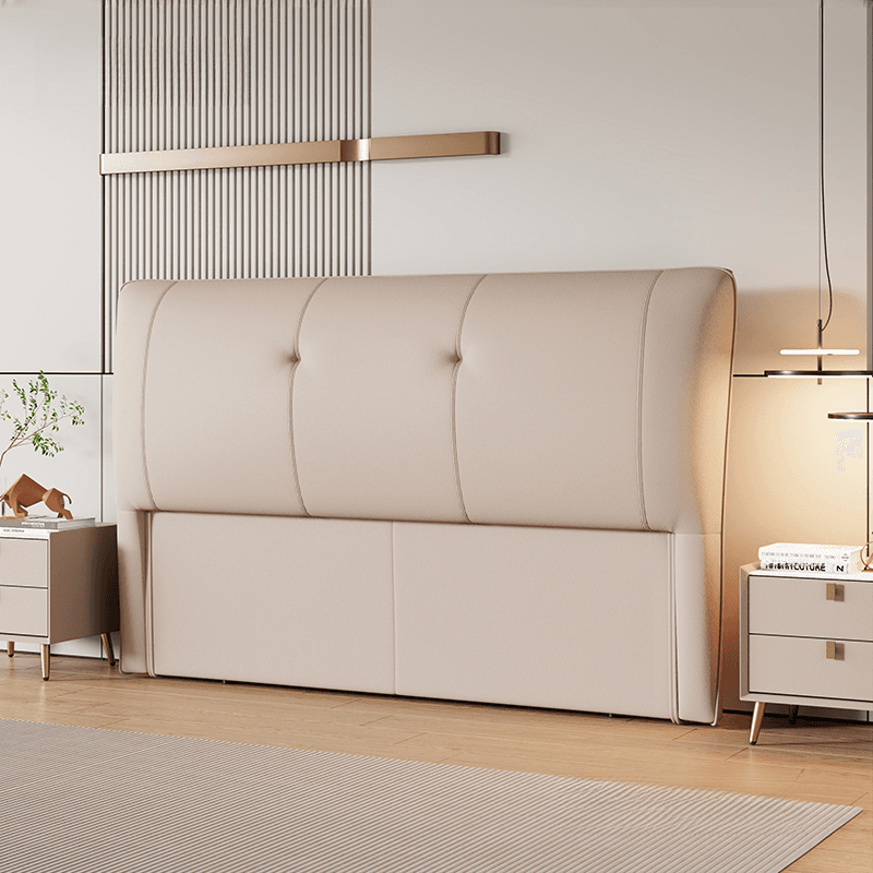 Modish No Distressing Button-tufted Panel Headboard with Rectangle Shape for King/Queen/Full Bed, Featuring Sponge Upholstery Fill and Standard Height - image 4