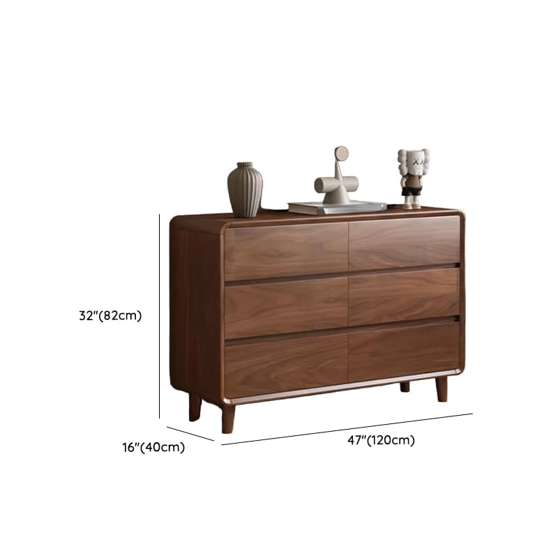 Cocoa Casual Rubberwood Double Dresser/Lingerie Chest with 6/9/5 Drawers Horizontal/Vertical - image 24