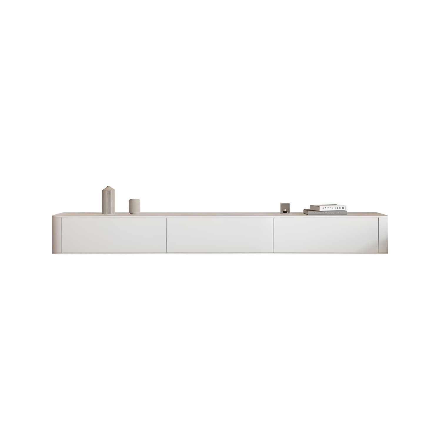 White Wood TV Stand with 2-4 Drawers for Modern Entertainment Centers - image 5