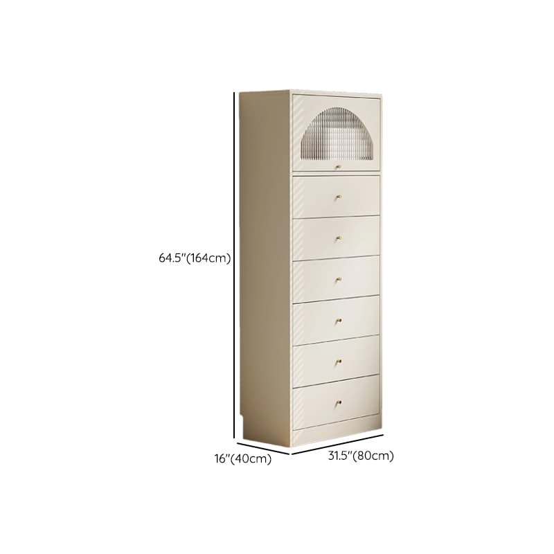 Chalk Casual Composite Wood Combo Dresser for Parlor with 6/3/5 Drawers and Hutch in Vertical Orientation - image 19