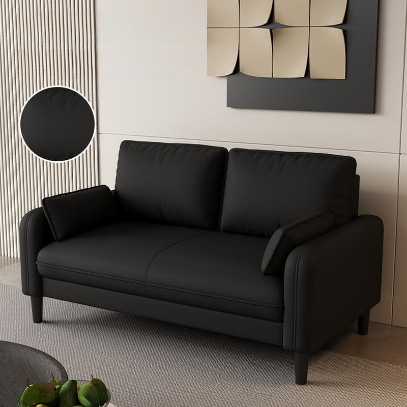 Trendy Water Resistant Standard Sofa/Loveseat/Single Sofa with Pillow Back in Dark Gray/White/Olive Green, Arm Included, Seats 3/2 People/1 Person with 2 Pillows
