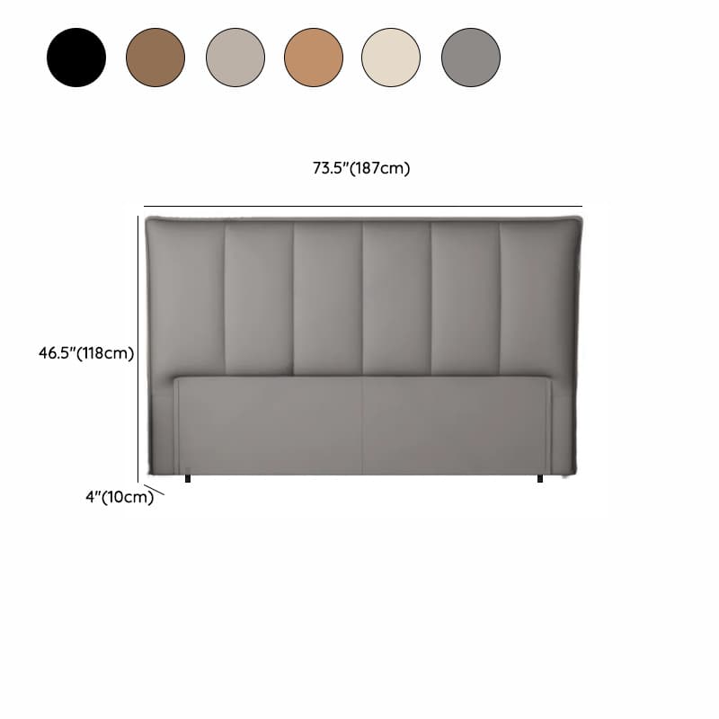 Free-standing Standard No Distressing Rectangle Panel Wood/ Upholstery Sponge Headboard, Standard（36-55“） High, Full(54"W x 75"L)/Twin(38"W x 75"L) Size - image 15