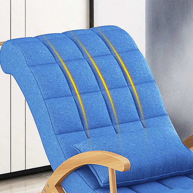 Modern Upholstered Rocking Chair with Track Arms - Comfortable and Stylish Design - image 17