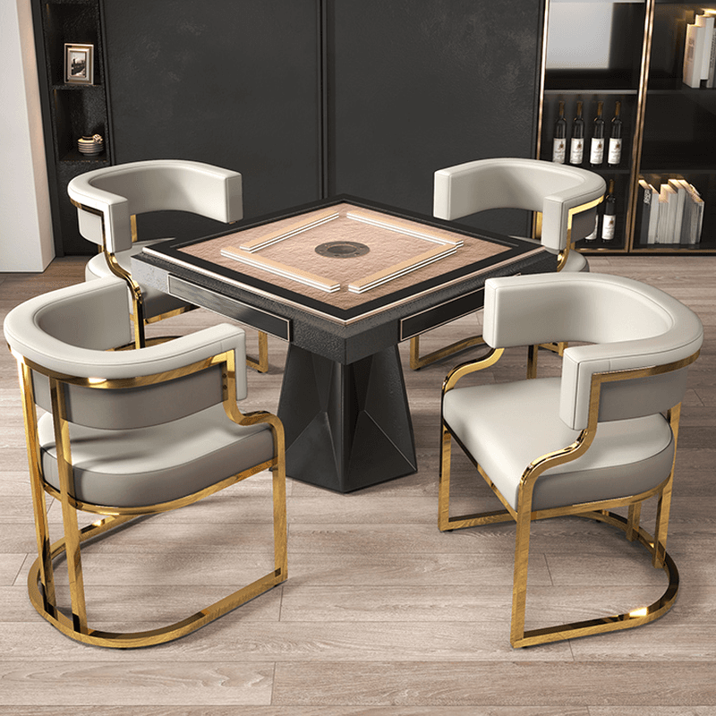 Secure Framed Gilded Arm Chair with Foot Pads - image 15