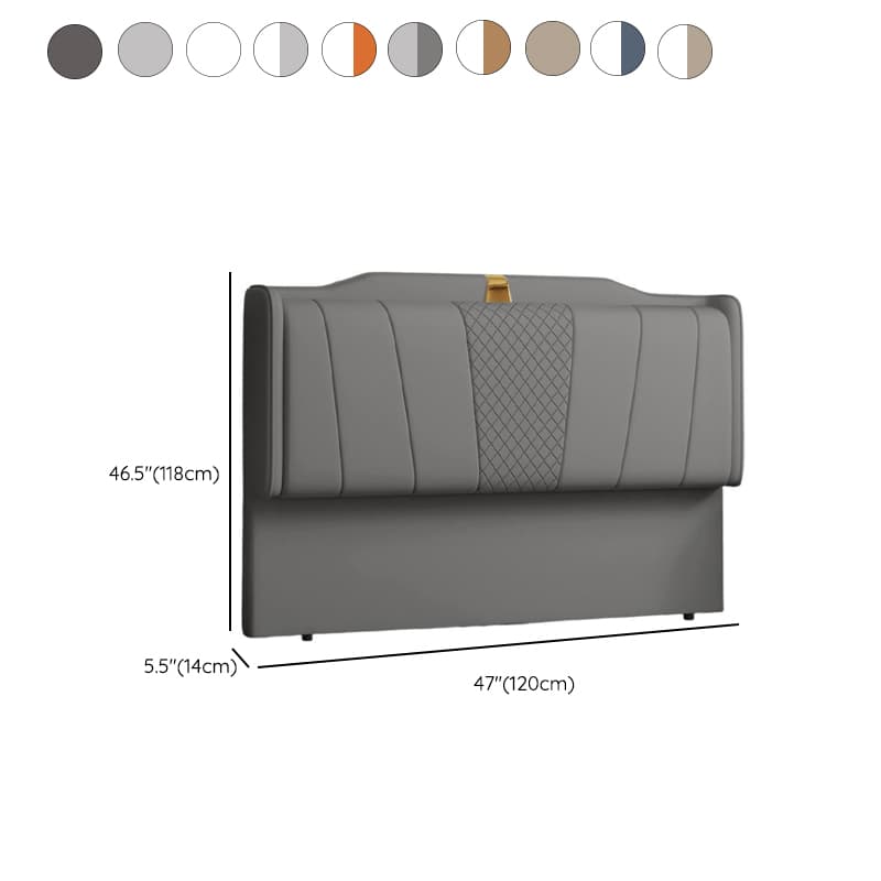 Modish Style Panel Headboard in Pine Wood with No Distressing, Rectangle Shape for Queen/Full/Twin XL Bed, Featuring Sponge Upholstery and Standard Height - image 14