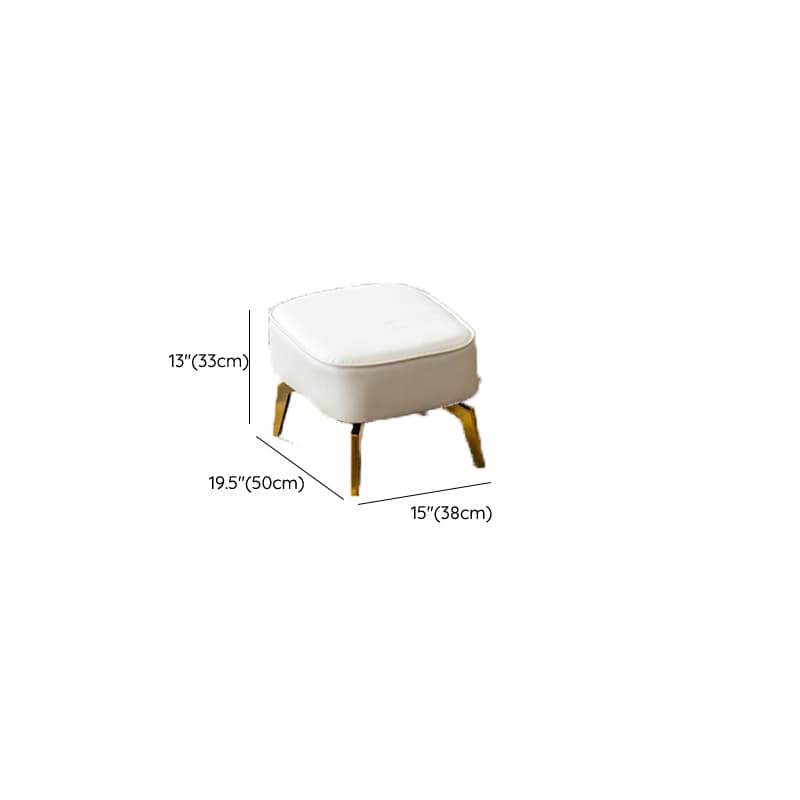 Contemporary Resistant To Dirt Upholstered Rocking Seat with Natural Wood & Metal Base and Recessed Arm - image 17